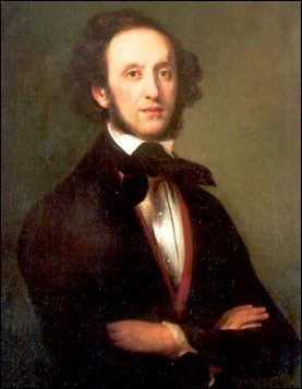 Portret van Felix Mendelssohn Bartholdy